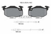 Textar Brake Pads Full Set Of 4 Front 2090603 thumbnail