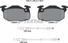 Textar Brake Pads Full Set Of 4 Front 2090603 thumbnail