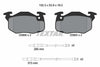 Textar Brake Pads Full Set Of 4 Front 2090604 thumbnail