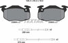 Textar Brake Pads Full Set Of 4 Front 2090604 thumbnail