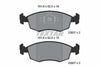 Textar Brake Pads Full Set Of 4 Front 2090704 thumbnail