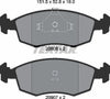 Textar Brake Pads Full Set Of 4 Front 2090802 thumbnail