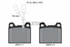Textar Brake Pads Full Set Of 4 Front 2091101 thumbnail