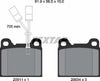 Textar Brake Pads Full Set Of 4 Front 2091101 thumbnail