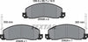 Textar Brake Pads Full Set Of 4 Front 2092602 thumbnail
