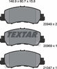 Textar Brake Pads Full Set Of 4 Front 2094901 thumbnail