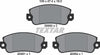 Textar Brake Pads Full Set Of 4 Front 2095006 thumbnail