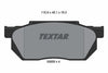 Textar Brake Pads Full Set Of 4 Front 2095901 thumbnail