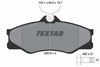 Textar Brake Pads Full Set Of 4 Front With Brake Caliper Screws 2097904 thumbnail