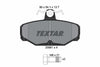 Textar Brake Pads Full Set Of 4 Rear With Brake Caliper Screws 2098101 thumbnail