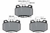 Textar Brake Pads Full Set Of 4 Front 2098901 thumbnail