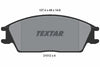 Textar Brake Pads Full Set Of 4 Front 2101204 thumbnail