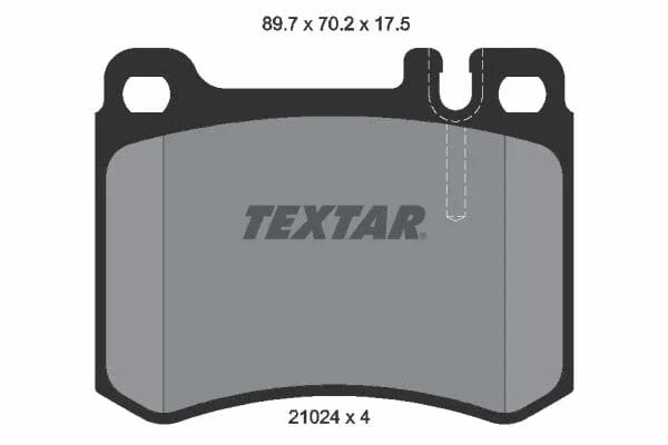 Textar Brake Pads Full Set Of 4 Front 2102404 - image 4