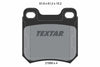Textar Brake Pads Set Brake Pads Full Set Of 4 Rear 2105002 thumbnail