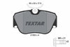 Textar Brake Pads Full Set Of 4 Front With Brake Caliper Screws 2105503 thumbnail