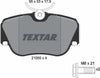 Textar Brake Pads Full Set Of 4 Front With Brake Caliper Screws 2105503 thumbnail