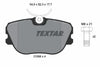 Textar Brake Pads Full Set Of 4 Front With Brake Caliper Screws 2106804 thumbnail
