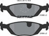 Textar Brake Pads Set Brake Pads Full Set Of 4 Rear 2108902 thumbnail