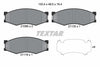 Textar Brake Pads Full Set Of 4 Front 2109902 thumbnail