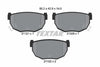 Textar Brake Pads Set Brake Pads Full Set Of 4 Rear 2112102 thumbnail