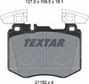 Textar Brake Pads Full Set Of 4 Front With Counterweights 2115201 thumbnail