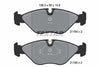 Textar Brake Pads Full Set Of 4 Front 2115402 thumbnail
