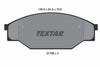 Textar Brake Pads Full Set Of 4 Front 2115801 thumbnail
