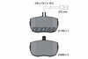 Textar Brake Pads Full Set Of 4 Front 2116002 thumbnail