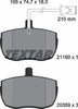 Textar Brake Pads Full Set Of 4 Front 2116002 thumbnail