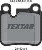 Textar Brake Pads Set Brake Pads Full Set Of 4 Rear 2116301 thumbnail
