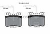 Textar Brake Pads Full Set Of 4 Front 2117902 thumbnail