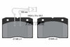 Textar Brake Pads Full Set Of 4 Front 2118801 thumbnail