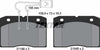 Textar Brake Pads Full Set Of 4 Front 2118801 thumbnail