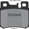 Textar Brake Pads Set Brake Pads Full Set Of 4 Rear 2119701 thumbnail