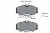 Textar Brake Pads Full Set Of 4 Front With Brake Caliper Screws 2120501 thumbnail