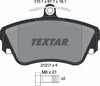 Textar Brake Pads Full Set Of 4 Front With Brake Caliper Screws 2121702 thumbnail