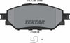 Textar Brake Pads Full Set Of 4 Front With Accessories 2123401 thumbnail