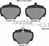 Textar Brake Pads Set Brake Pads Full Set Of 4 Rear 2123701 thumbnail