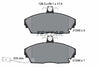 Textar Brake Pads Full Set Of 4 Front 2124501 thumbnail