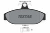 Textar Brake Pads Full Set Of 4 Front With Brake Caliper Screws 2126601 thumbnail