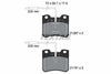 Textar Brake Pads Full Set Of 4 Front 2126702 thumbnail