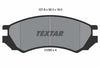 Textar Brake Pads Full Set Of 4 Front 2128002 thumbnail