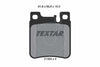 Textar Brake Pads Set Brake Pads Full Set Of 4 Rear 2130501 thumbnail