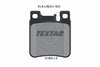 Textar Brake Pads Set Brake Pads Full Set Of 4 Rear 2130503 thumbnail