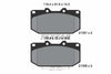Textar Brake Pads Full Set Of 4 Front 2130701 thumbnail