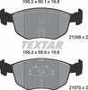 Textar Brake Pads Full Set Of 4 Front 2135803 thumbnail