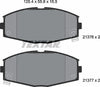 Textar Brake Pads Full Set Of 4 Front 2137601 thumbnail