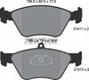 Textar Brake Pads Full Set Of 4 Front 2141101 thumbnail