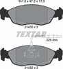 Textar Brake Pads Full Set Of 4 Front 2143001 thumbnail