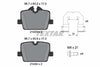 Textar Brake Pads Full Set Of 4 Rear With Brake Caliper Screws With Accessories 2143301 thumbnail